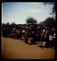 Omajetti indaba, large group of men and boys sitting and standing