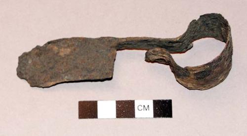 Portion of ancient iron shears