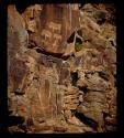 Petroglyphs of three rhinos and a giraffe