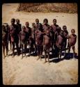 Group of women and children standing