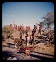 Men hanging biltong