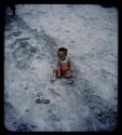 Portraits: Baby /Gaishay sitting on the ground