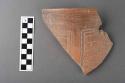 Potsherds with deep wide incising