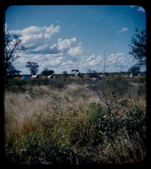 Expedition: Distant view of expedition camp