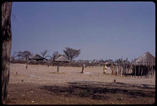 Village, in the distance