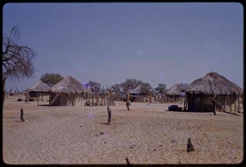 Village, in the distance