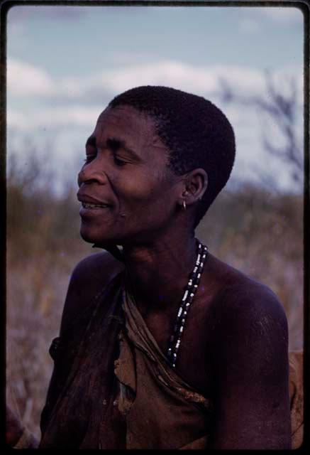 Mogatsiposi sitting, close-up