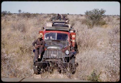 Expedition Red Dodge driving