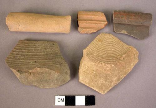 31 potsherds of various wheeled wares