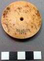 Spindle - weight of turtle shell and shaft of chonta palm
