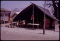 Claude McIntyre's main living tent