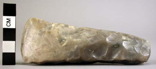 Polished flint axe