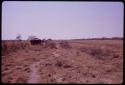 View of Claude McIntyre's camp from ǂToma's land