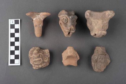 38 animal heads