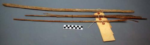 Sticks of small navajo belt loom