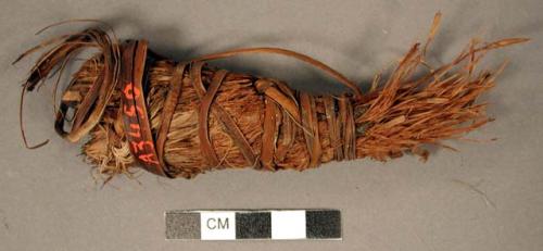 Cedar bark torch