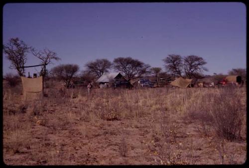 Expedition camp, at a distance