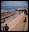 Men drying fish at Porto Alexandre