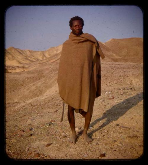 Man standing at the Curoca Valley