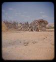 View of huts