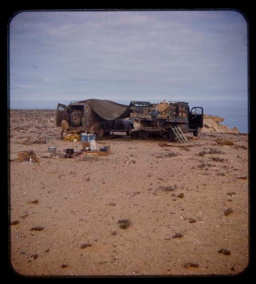 View of a camp below Porto Alexandre