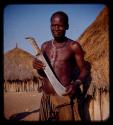 Man holding a machete