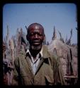 Headman standing, close-up