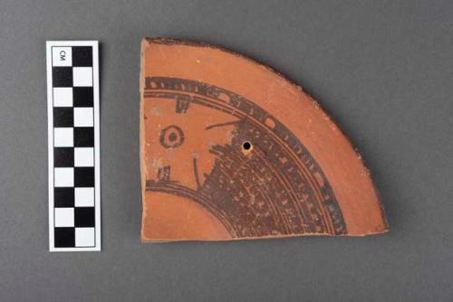 3 pottery plate rim sherds