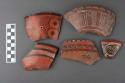 Sherd collection of types (P) (27)