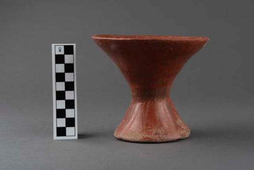 Pottery goblet - painted