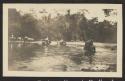 Fording Branch Mouth at Bullitt Tree Falls, 1922