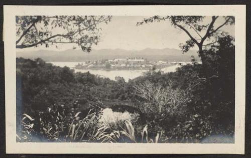 Town of Flores from the ruins of Tayasal