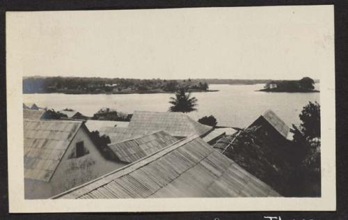 Looking west from Flores, San Benito opposite