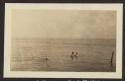"La Esperanza", 1922: Lothrop, Miguel Carral, and Morley swimming