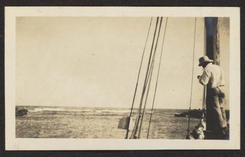 Mouth of harbor, Xelha, 1922