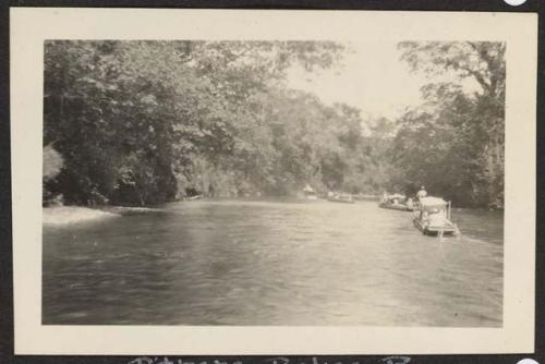 Pitpans on the Belize River