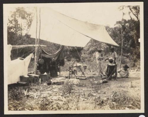 Camp at Ucanal, 1923