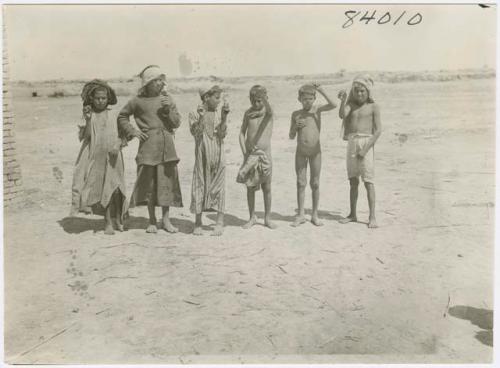 Group of Marsh Children from Iraq