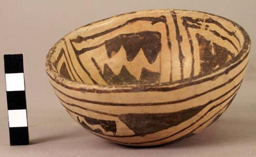 Bowl, decorated ware