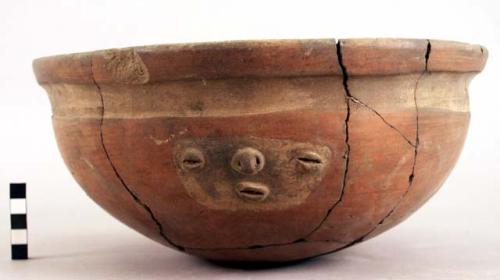 Bowl (human face & knob)