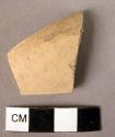 Potsherd - small bowl, interior "Urfirnis" glaze slip, exterior rim brand