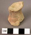 Pottery cylix stem