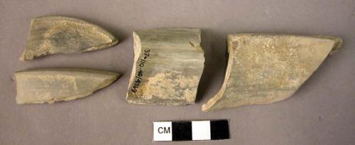 6 potsherds - Minyan grey rims