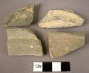 7 potsherds - grey Minyan