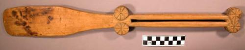 Mush Paddle, carved wood