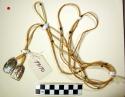 Mourner's necklace, made by Old Spots woman for woman who died