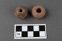 Beads or spindle whorls, terra cotta
