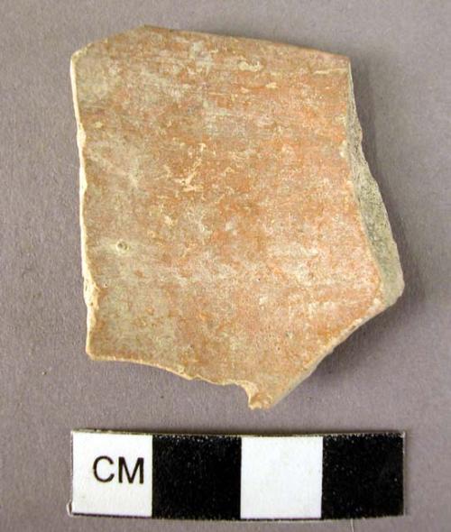 Potsherd - small bowl rim, "Urfirnis" glaze slip