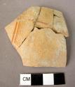 Fragments of single potsherd (mended) - "metope style"