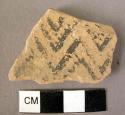 Potsherd - ladder style, chevron patterns